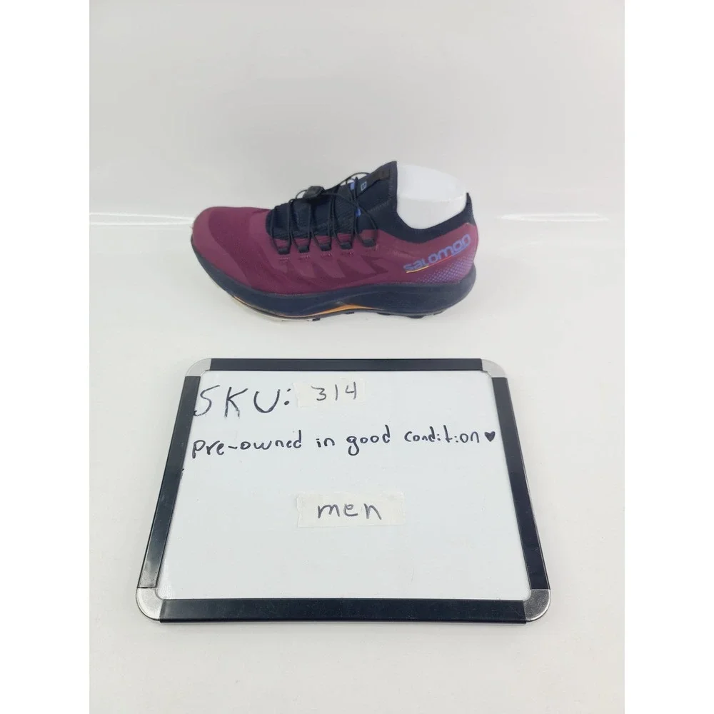 Salomon‎ Brand Running Shoes Men's, Size 8.5 Purple and Navy Color.